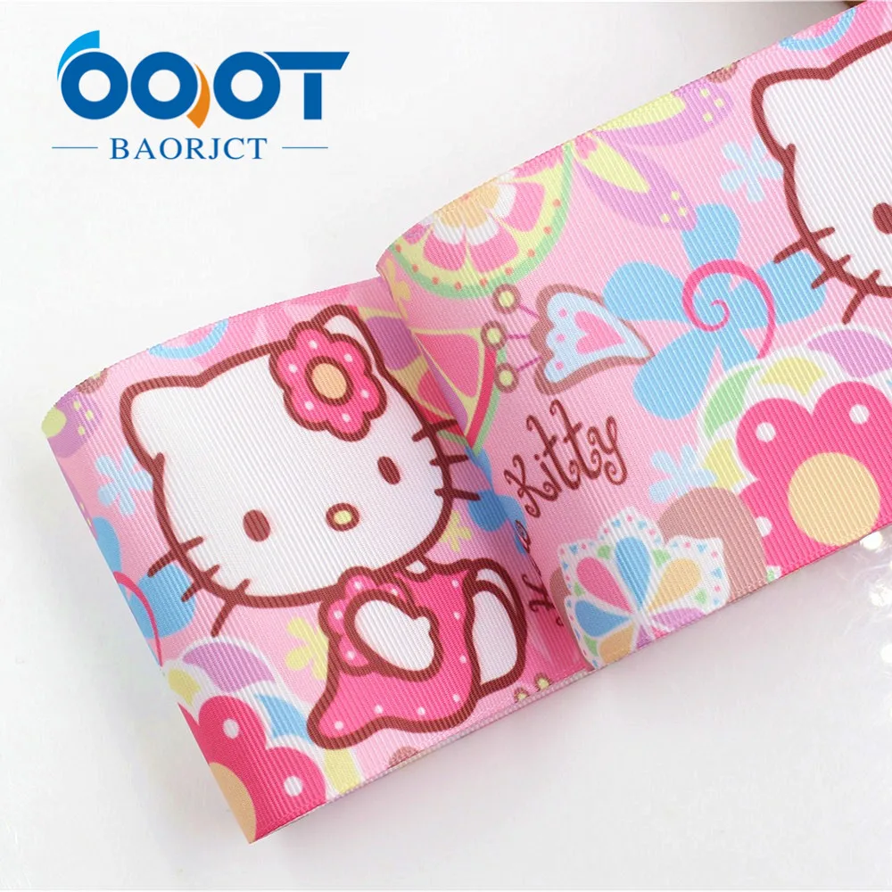 OOOT BAORJCT G-18829-1042, 75 мм, 10 ярдов мультфильм ленты термотрансферный Печатный корсаж Свадебные аксессуары DIY ручной работы