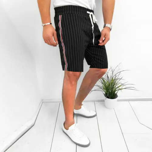 Британские мужские полосатые шорты летние повседневные спортивные для занятий