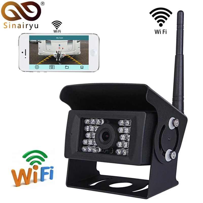 Sinairyu Беспроводная резервная камера для грузовика RV Camper прицепа. Камера