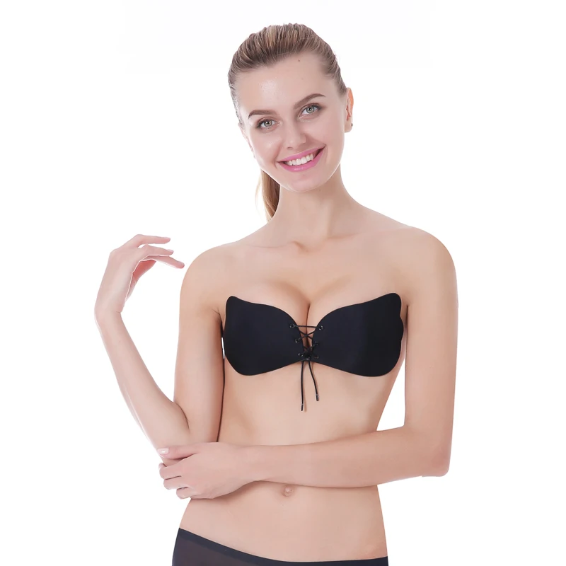 Fetoo пуш-ап бюстгальтер с кисточками невидимый силиконовый клей под свадебное