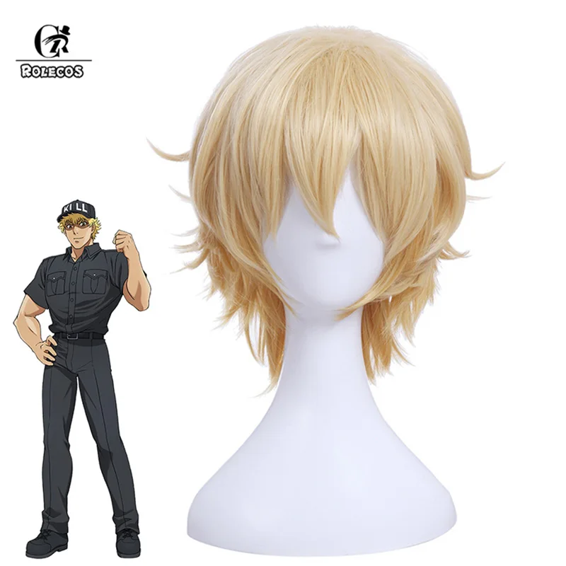 ROLECOS Cells At Work Аниме Косплей головные уборы регуляторные T Cell Hataraku Saibou короткие