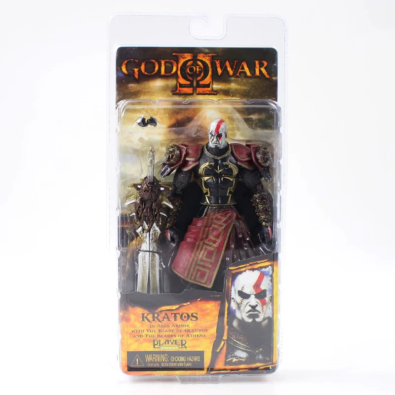 2 стиля NECA God of War Kratos Золотая флисовая Броня с головой Медузы ПВХ экшн-фигурка