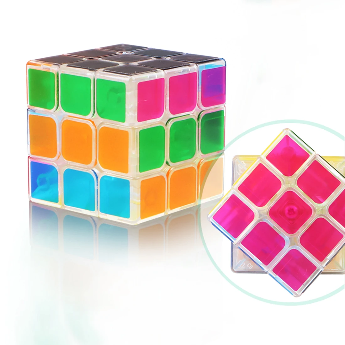 2019 New Arrivals QiYi Mofangge Qihang 3x3 Magic Cube Puzzle Toy for Competition - Transparent | Игрушки и хобби