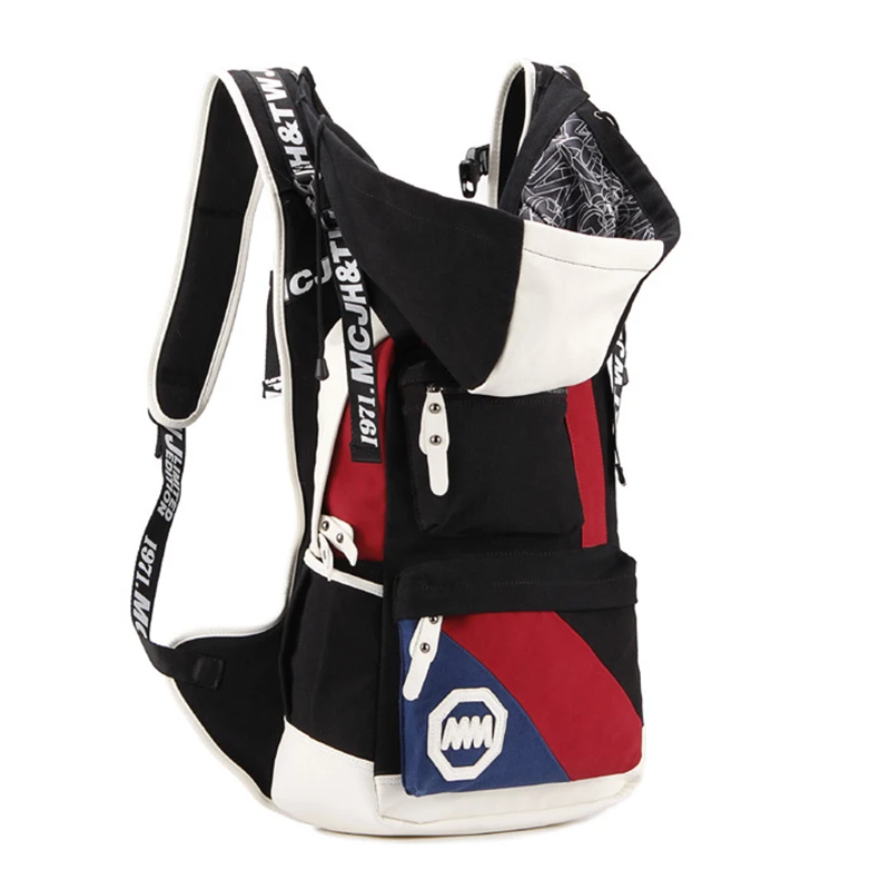 Новинка 2019 холщовые рюкзаки для мужчин и женщин модный рюкзак с капюшоном