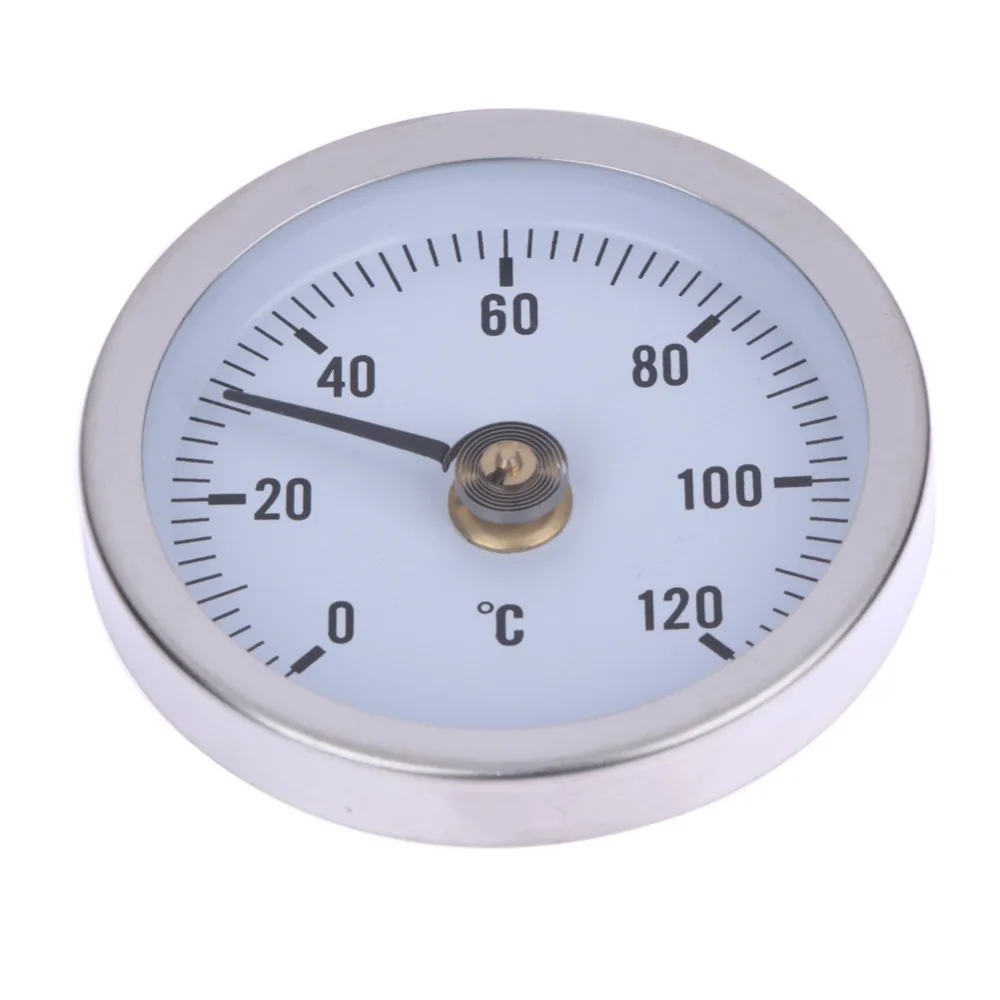 Биметаллический термометр Нержавеющая сталь поверхности трубный клип на