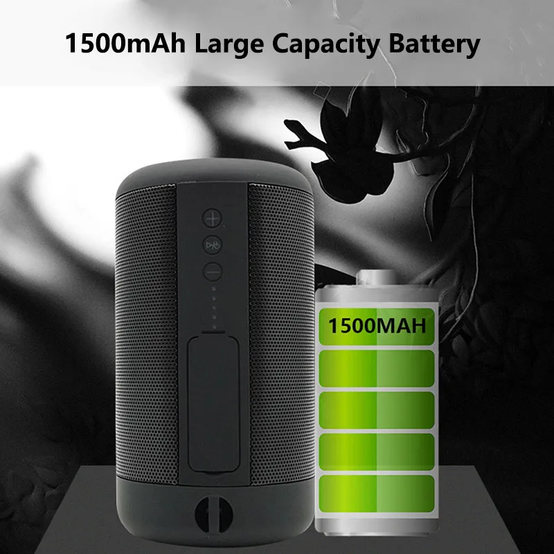 Беспроводной портативный Bluetooth динамик водонепроницаемый бас Колонка стерео