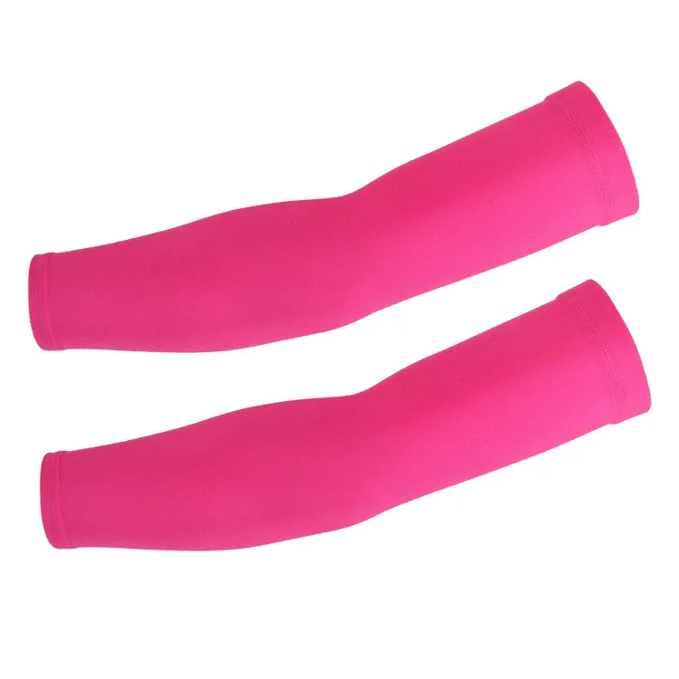hot pink Для женщин Для мужчин Солнечный протектор ультрафиолета для охлаждения рук Защита от солнечных лучей замораживание перчатки предплечье для игры в гольф рукава Бег вождения Крышка тату - Цвет: hot pink