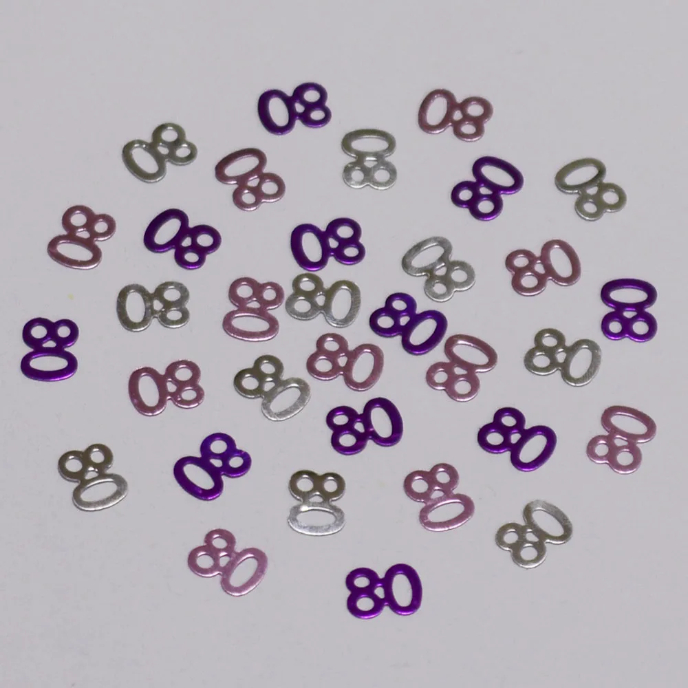 Стол для вечеринки в честь Дня Рождения взрослых и женщин цифры рассеивающиеся 80