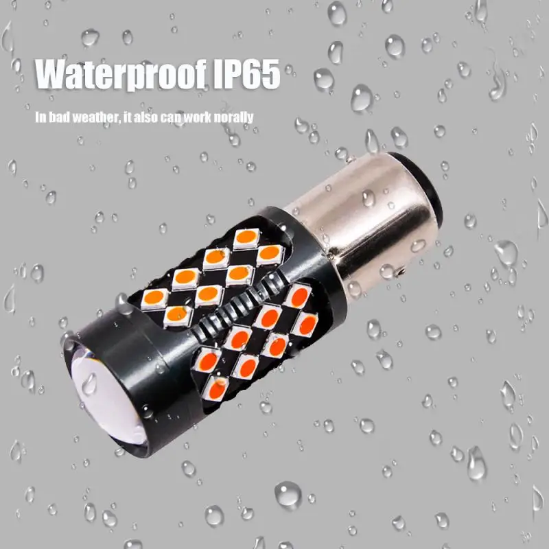 1 шт. Ba15d 1157 W21/5 W 30 SMD 3030 светодиодный Автомобильные стоп-сигналы 21/5 Вт DRL вождения