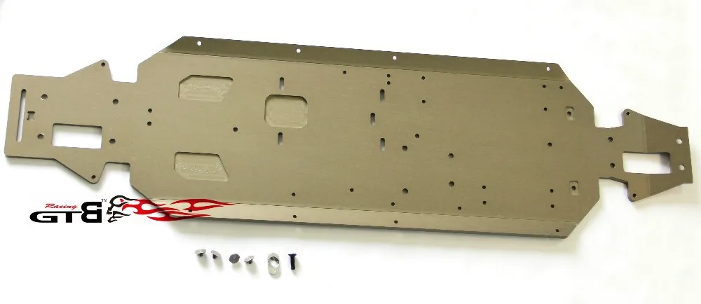 

Шасси GTBracing LOSI 5IVE T, жесткое анодированное скольжение