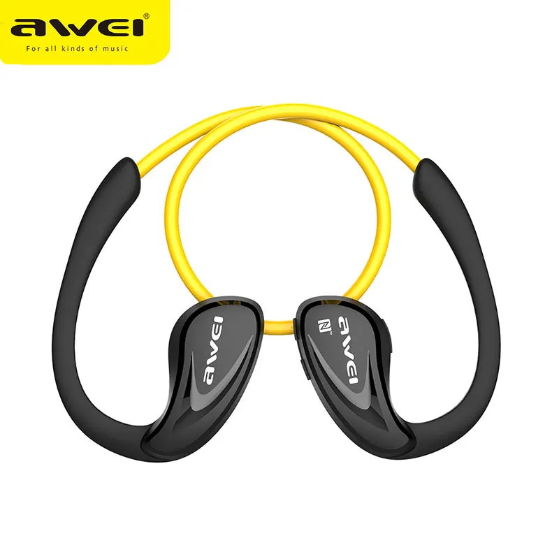 Оригинальный Awei A880BL Спорт гарнитура беспроводной Bluetooth NFC с супер басами стерео