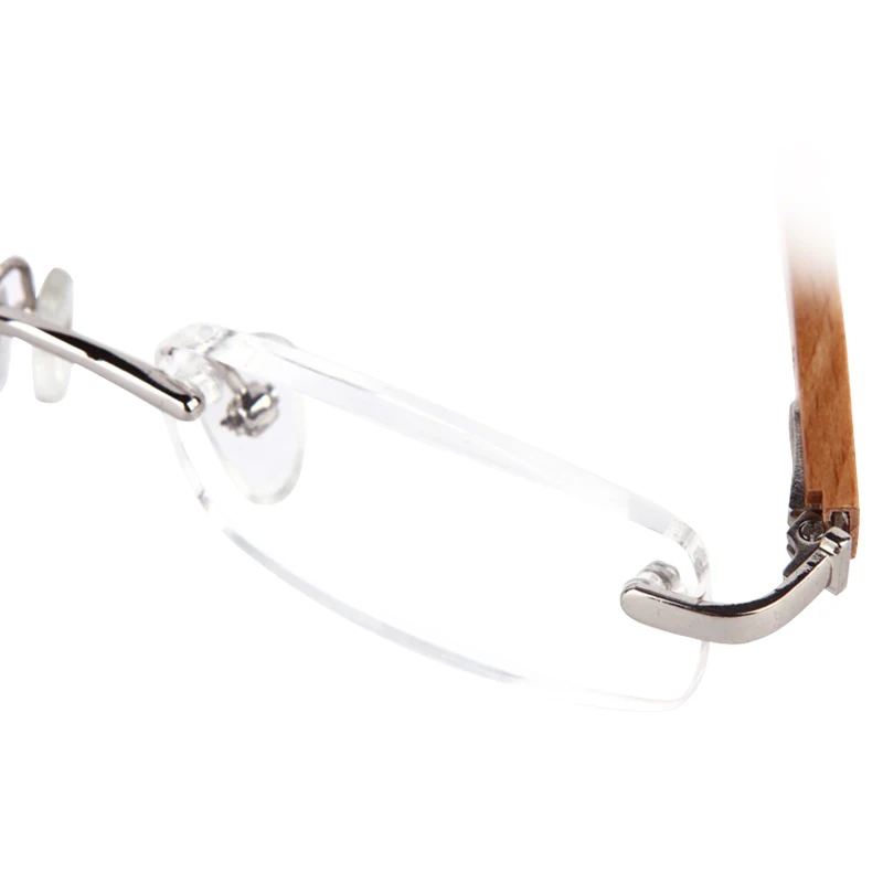 Очки для чтения SOOLALA деревянные бамбуковые без оправы женщин и мужчин диоптрии