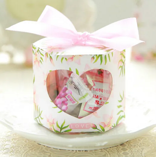 50 x креативная Милая синяя/Розовая/красная коробка конфет с изображением оленя