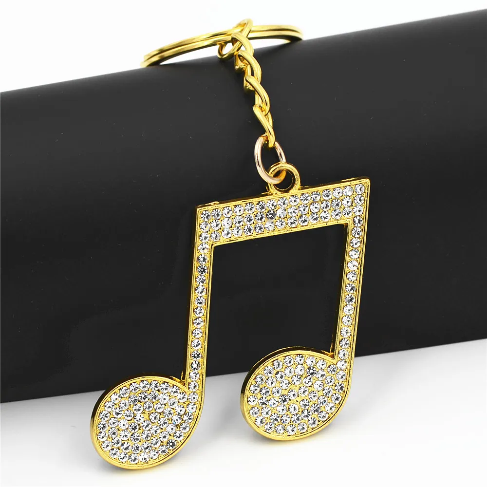 Uodesign брелок с подвеской в виде музыкальной ноты для мужчин автомобиля стиле