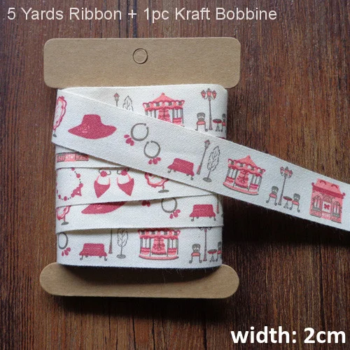 5 Yards 5 ярдов, ручная работа, печатная хлопковая лента, сделай сам, милая сова, цветной флаг, лента для подарков, вечерние ленты для шитья одежды, швейные принадлежности, ткань - Цвет: 5 Yards