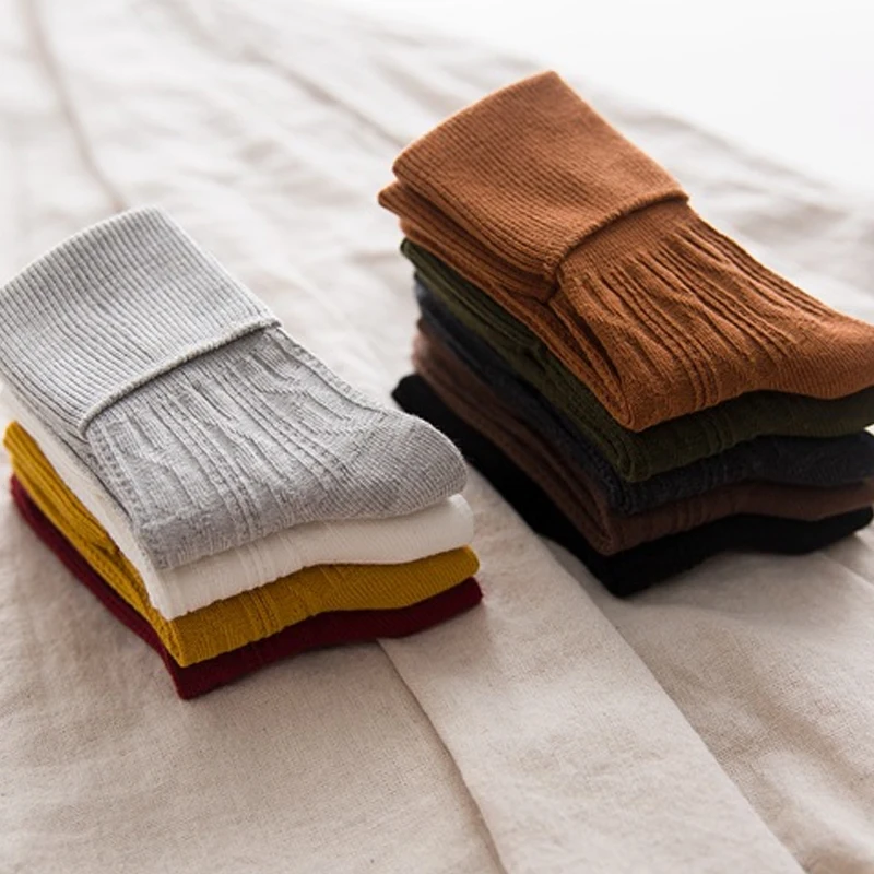 Повседневные теплые толстые хлопковые носки для мужчин и женщин; модные модельные носки