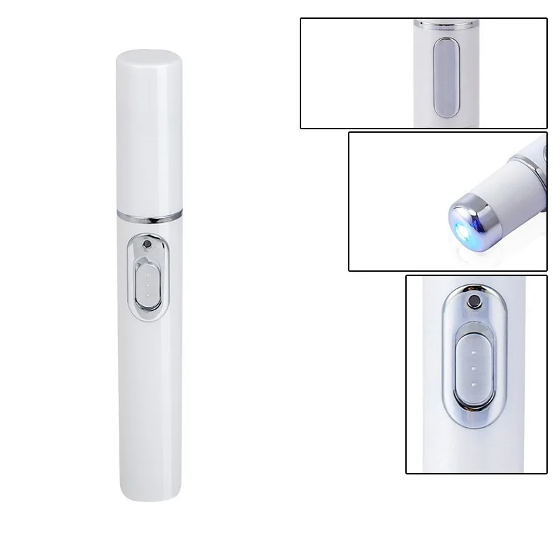 Новый синий светильник терапия акне лазерная ручка мягкий шрам удаление морщин