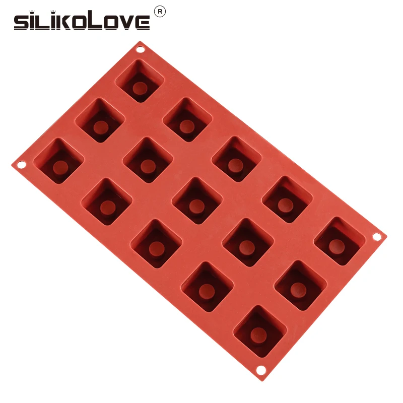SILIKOLOVE силиконовые формы для тортов, муссов, десертных тортов, декоративные формы для тортов, 15 полости, форма для выпечки, шоколадное желе, Новинка