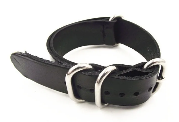 Ремешки zulu из натуральной кожи 1 шт. высококачественный ремешок для часов 20 мм