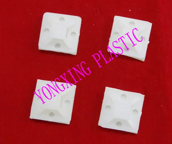 Бесплатная доставка пластиковый самоклеющийся держатель для крепления кабеля