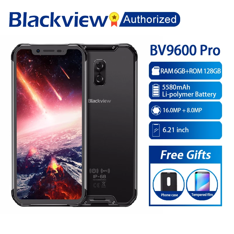 Смартфон Blackview BV9600 Pro прочный водонепроницаемый Helio P70 глобальная версия 4G экран 6