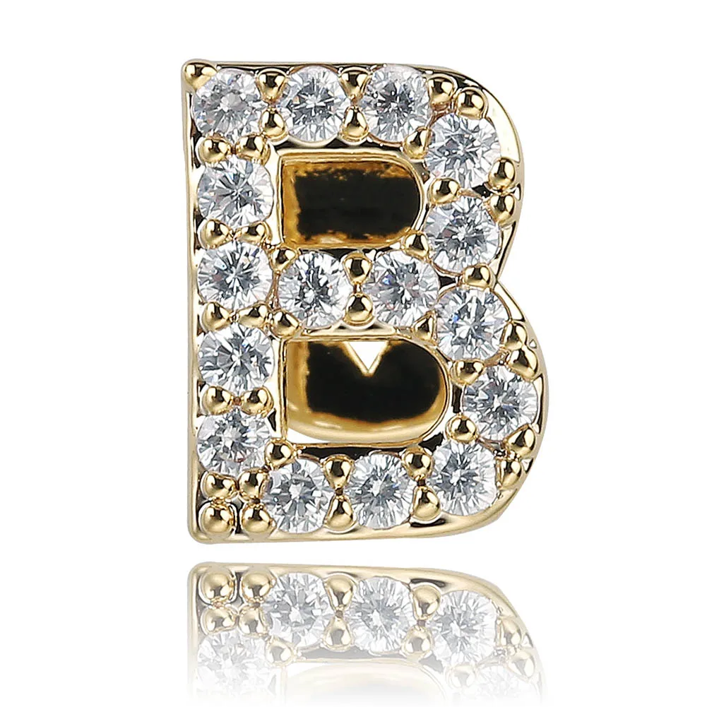 GUCY, новинка, хип-хоп, 26 букв, золото, серебро, зубы, Grillz, все, Iced Out, микро, Pave CZ зубья, грили с силиконом для рождественского подарка