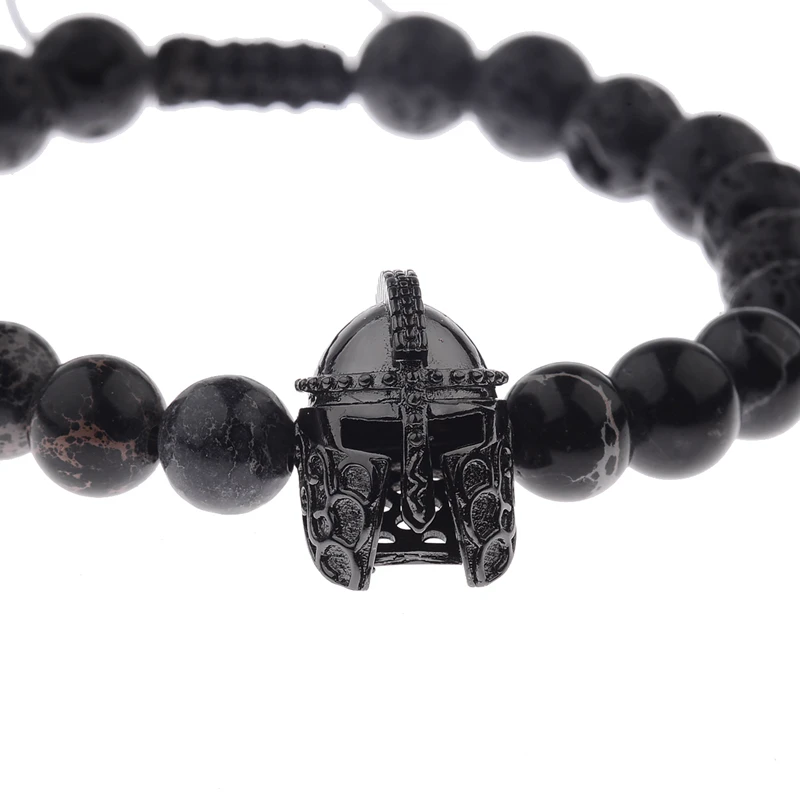 Мужской браслет воин Amader в римском стиле с микро закрепкой из кубического