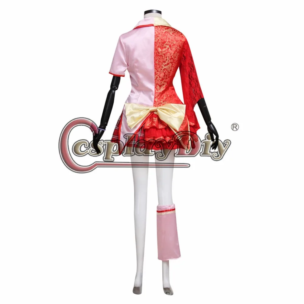 Cosplaydiy Momoiro Clover kanako momoot красное платье костюм для взрослых женщин Хэллоуин