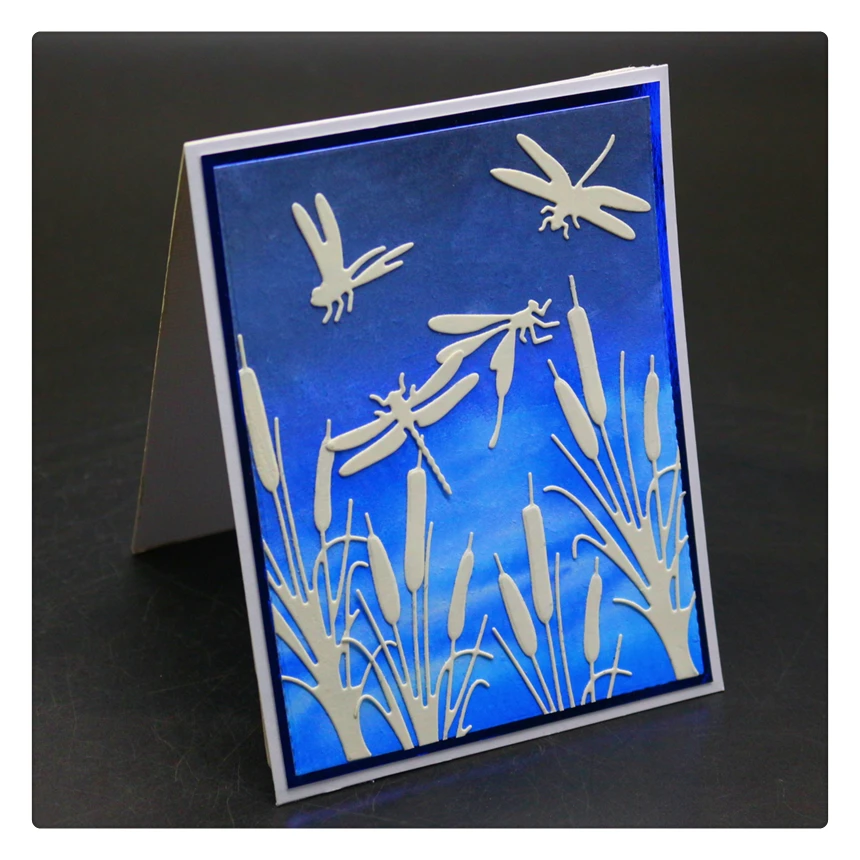 1733 высечки в виде стрекозы для скрапбукинга металлические фотографий