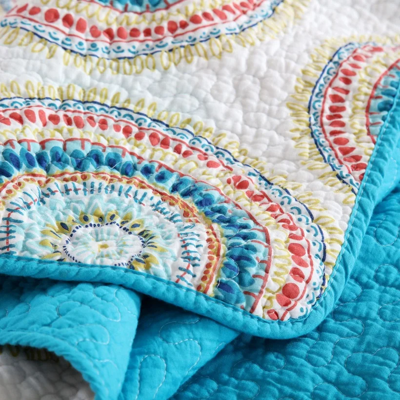 CHAUSUB хлопок постельные принадлежности Стёганое одеяло комплект из 3 вещей