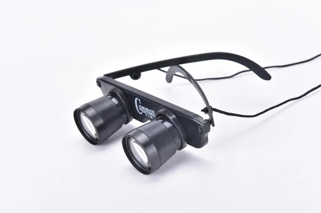 Диаметр линзы глаз Лупа очки Стиль Открытый Рыбалка оптический бинокль 10 мм 3x28