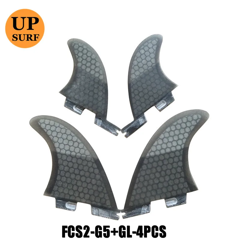 Fcs2 g5/gl quad 4 плавника наборы для серфинга плавники stand up fcs 2 водные виды спорта fcs ii плавники quilla surf stand up paddle fin