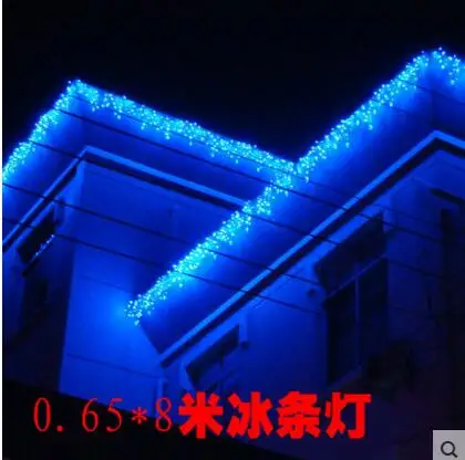 Новогодние наружные светодиодные Рождественские огни гирлянды для украшения