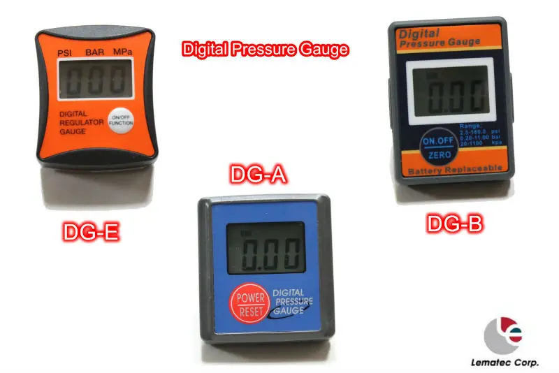 6 шт. LEMATEC 1/8 &quotЦифровой Воздушный манометр воздушный аксессуар высокоточный