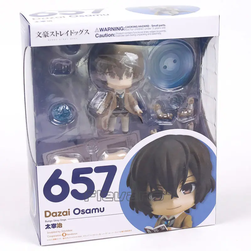 2 шт. комиксов аниме Банго бродячие собаки Wrtier дазай Осаму накахара чуя Nendoroid 657 и 676 Фигурки игрушки куклы - Цвет: 657