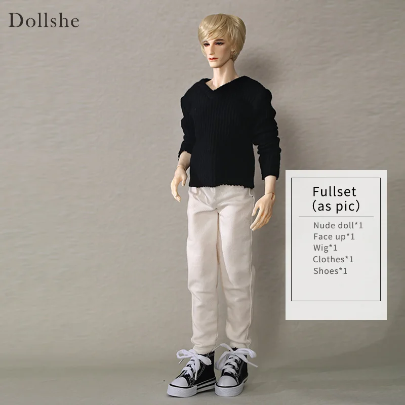 Dollshe craft Ds Давид кунчи 44 см bjd sd кукла 1/4 модель тела для мальчиков oueneifs высокое качество смолы игрушки магазин моды 28 м классика - Цвет: Fullset in NS as pic