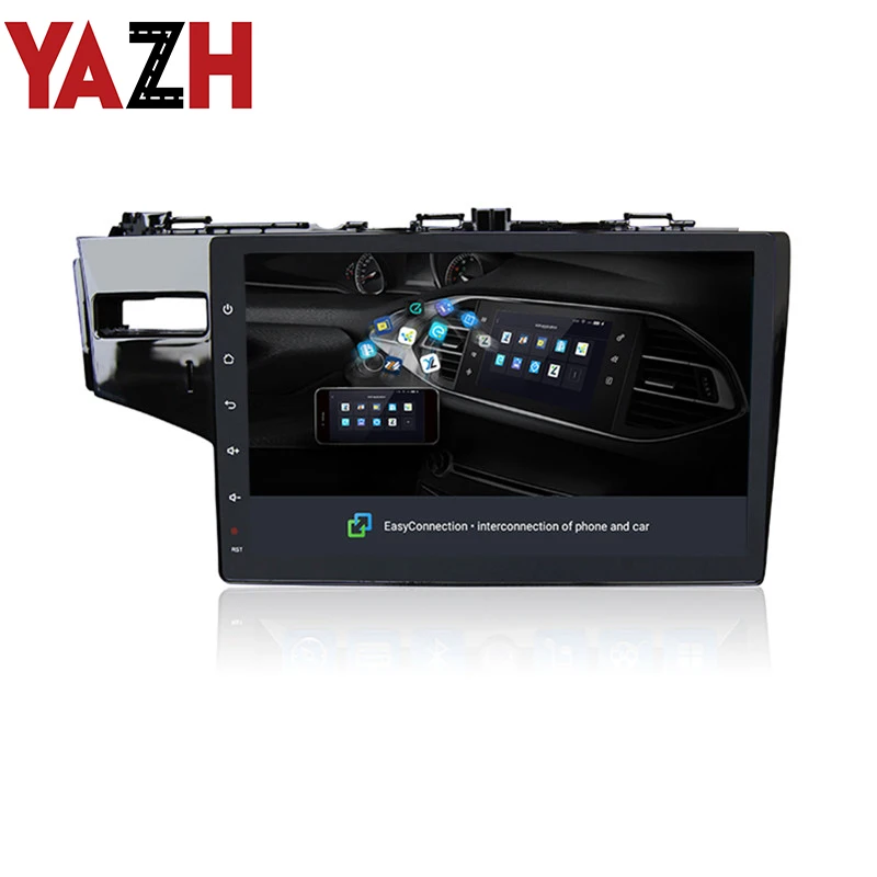 YAZH Android головное устройство для Honda Fit 2013 2014 2015 Восьмиядерный авто радио Ipod Bluetooth SWC