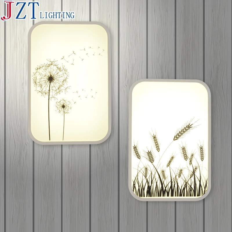 M прямоугольная Скандинавская креативная светодиодная настенная лампа 31*21 см