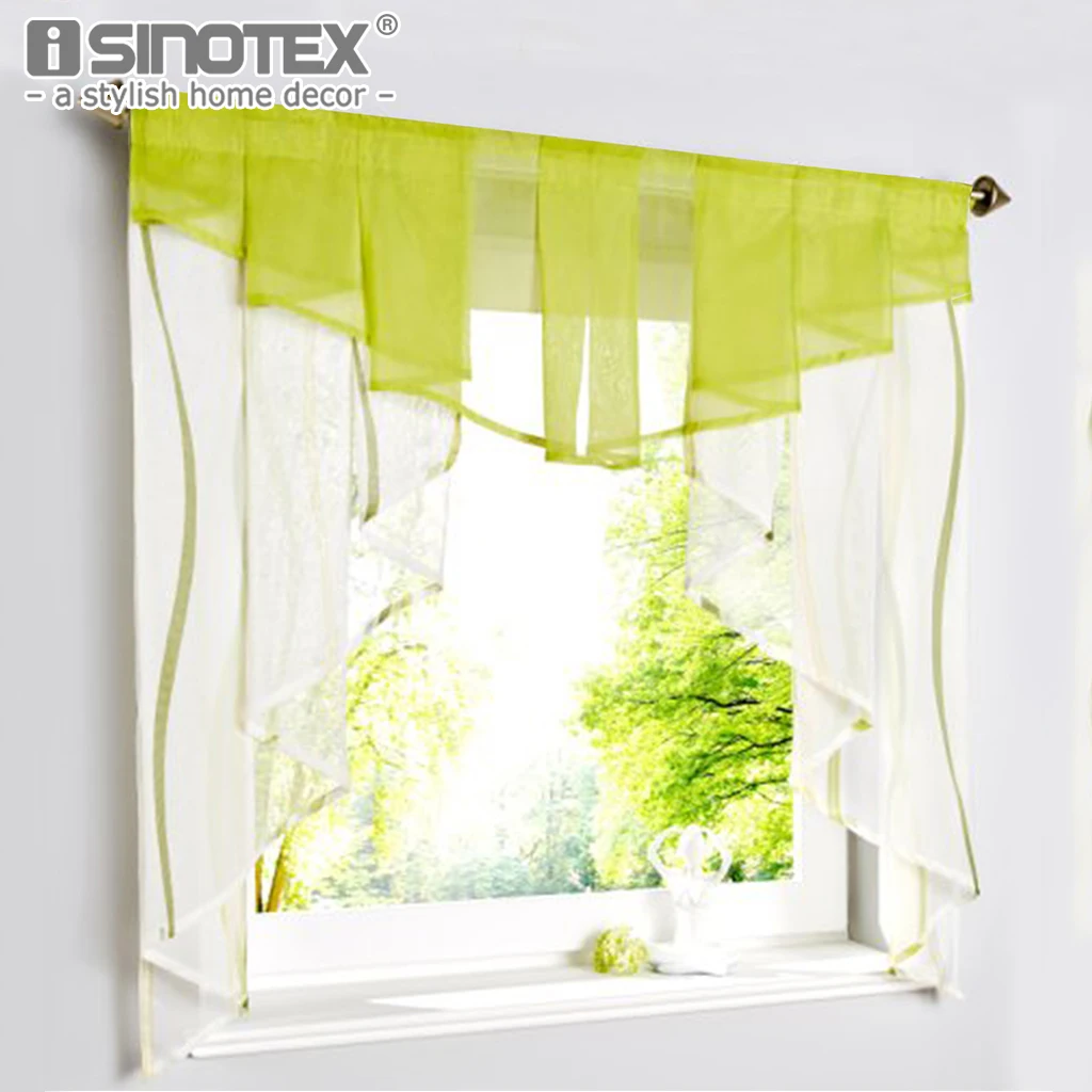 Занавеска для окон из полиэстера в полоску 5 размеров 4 цвета 1 шт.|window treatments|curtain