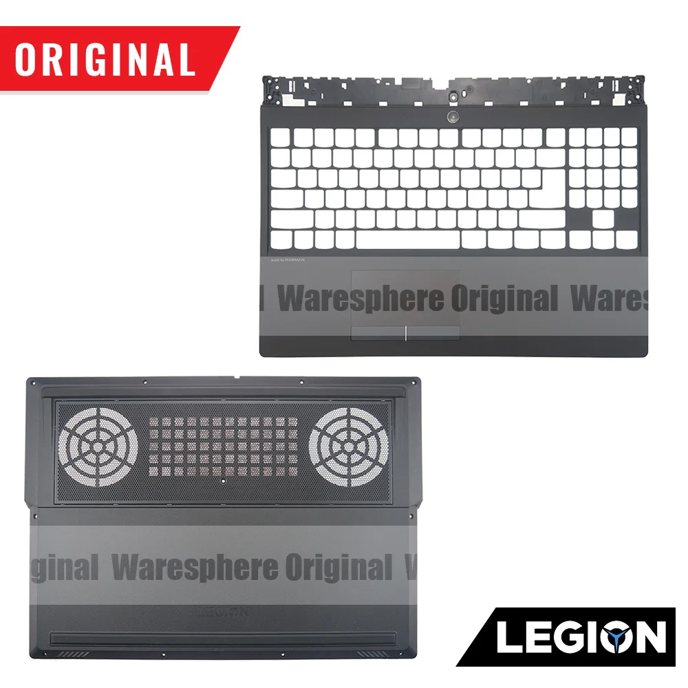 Palmrest Bottom Case Для lenovo Legion Y530 Y530-15ICH ЖК-Дисплей задняя крышка передняя рамка Упор для рук Нижняя Верхняя Нижняя база чехол клавиатура - Цвет: Palmrest Bottom Case