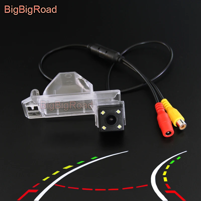 

BigBigRoad Car Intelligent Dynamic Trajectory Tracks RearView Camera For Mitsubishi ASX 2011 2012 2013 2014 2015 RVR Cheetah CS6