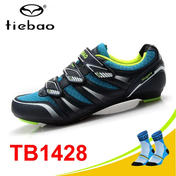 Tiebao, обувь для велоспорта, шоссейные, sapato, ciclismo, педали, SPD-SL, самоблокирующиеся, для улицы, суперзвезда, для езды,, спортивные, для гонок, велосипеда, кроссовки - Цвет: socks for 1428 B