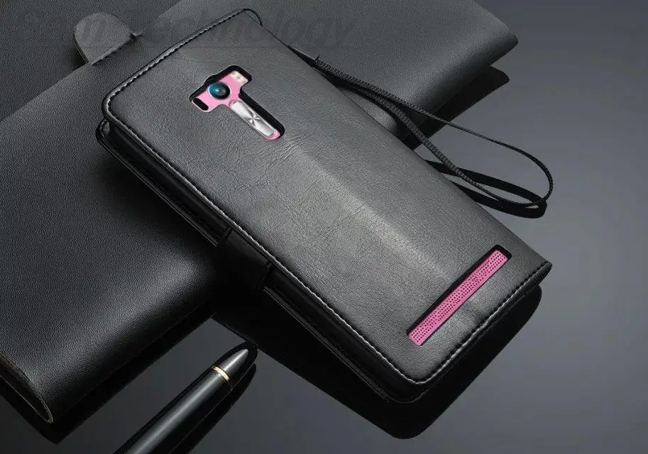 Capa Zenfone Selfie держатель для карт, чехол для ASUS Zenfone Selfie ZD551KL, кожаный чехол для телефона, кошелек, откидная крышка, кобура
