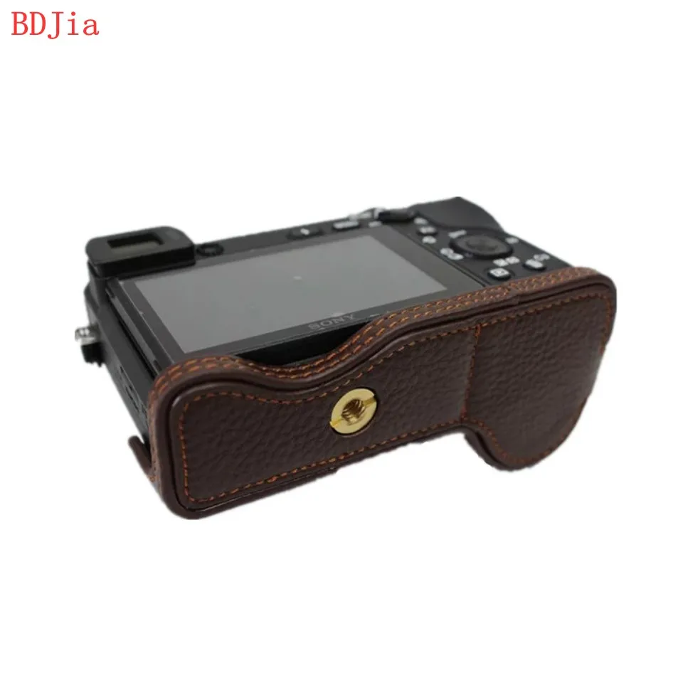 Корпус для половины камеры из натуральной воловьей кожи основа Sony ILCE-6500 A6500 с