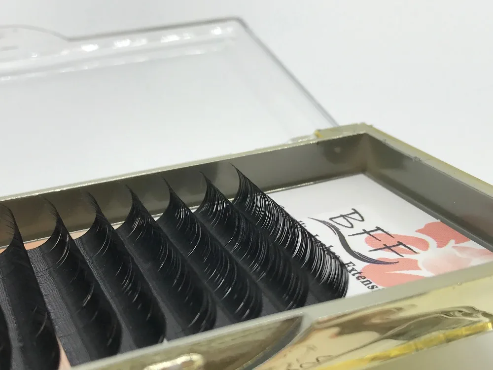 Искусственные ресницы для наращивания индивидуальные 3D 6D 0 07 смешанная длина в