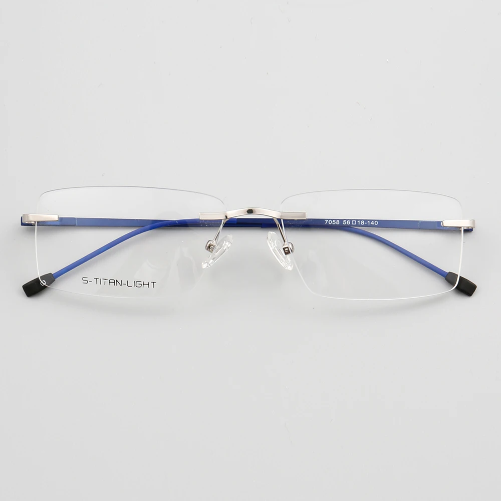 Солнечные точки оптовая продажа новые мужские стильные очки без оправы модные