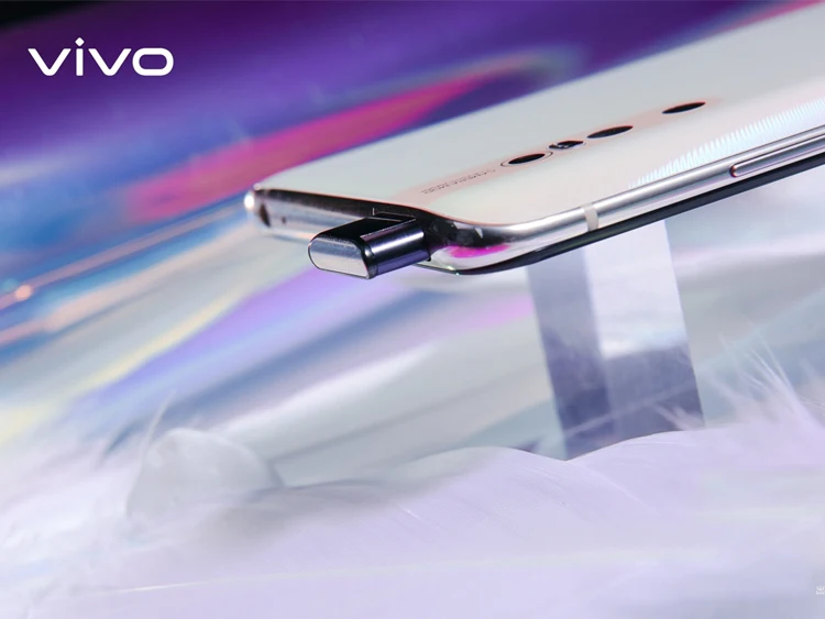 Vivo X27 Android Qualcomm 6,39 дюймов FHD+ смартфон 2340x1080 48MP 4 камеры Восьмиядерный 4000 мАч HD Распознавание отпечатков пальцев