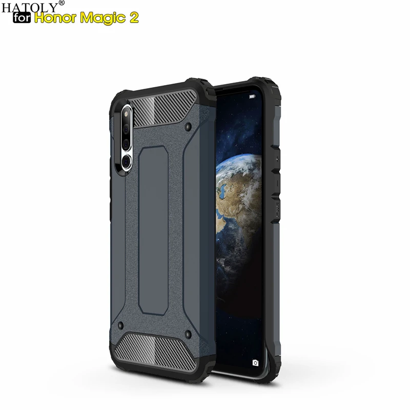 Чехол HATOLY для Huawei Honor Magic 2 тяжелый армированный тонкий жесткий резиновый чехол