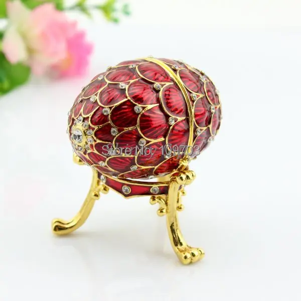 Красные новогодние подарки нового стиля австрийские рождественские из хрусталя