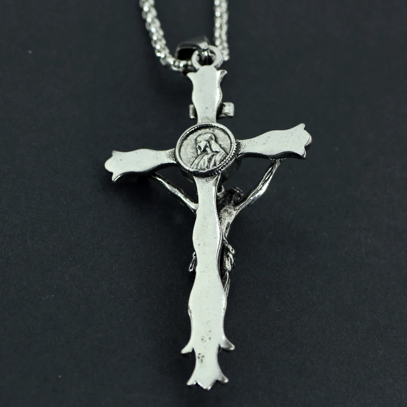 Кулон в виде Креста Иисуса из Евангелия человека религиозное христианство ретро